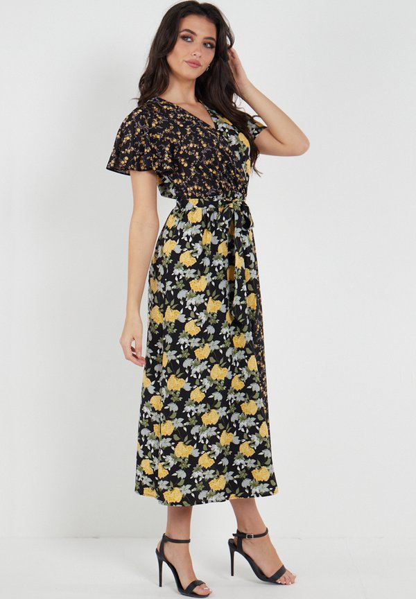 MIX FLORAL WRAP - Day dress - multi4