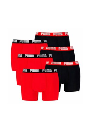 6ER PACK - Boxerbriefs - schwarz rot