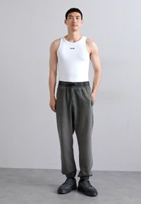 MSGM PANTALONE PANTS - Calças de fato de treino - anthracite