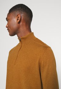 Selected Homme SLHBERG HALF ZIP  - Džemperis - wood thrush