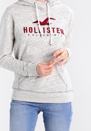 Jersey con capucha - mottled grey