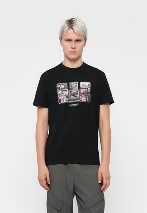 VISION - Print T-shirt - black