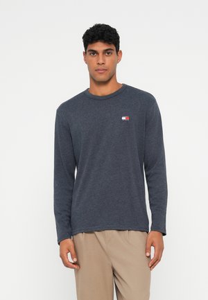 BADGE TEE - Μπλούζα με μακριά μανίκια - dark night navy