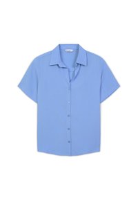 Sottobicchieri In Feltro Filu - Rotondi, Confezione Da 8 Pezzi - Colore Azzurro, Diametro 10 Cm, Altezza 5 Mm