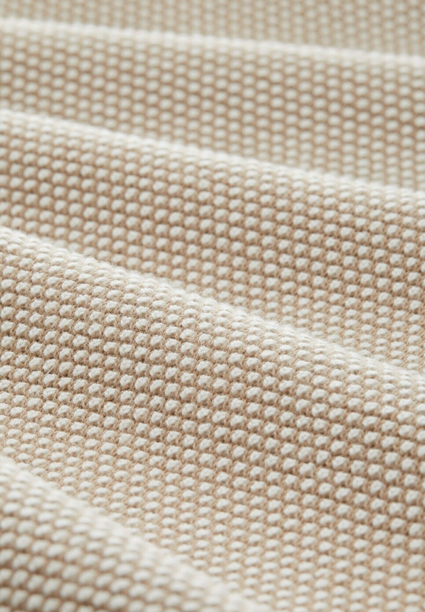 TOM TAILOR Jumper - beige bubble structure/beige - Zalando.co.uk