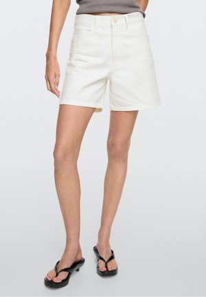 Massimo Dutti Short en jean - white