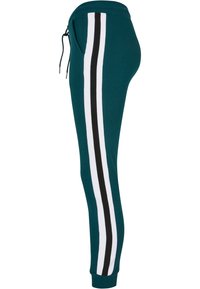 Urban Classics COLLEGE CONTRAST - Tepláky - jasper white black