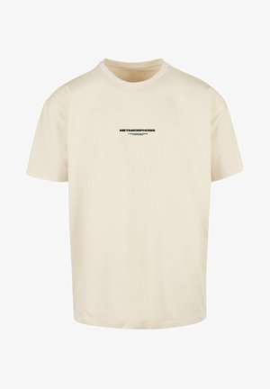 METAMORPHOSE - Nyomott mintás póló - sand