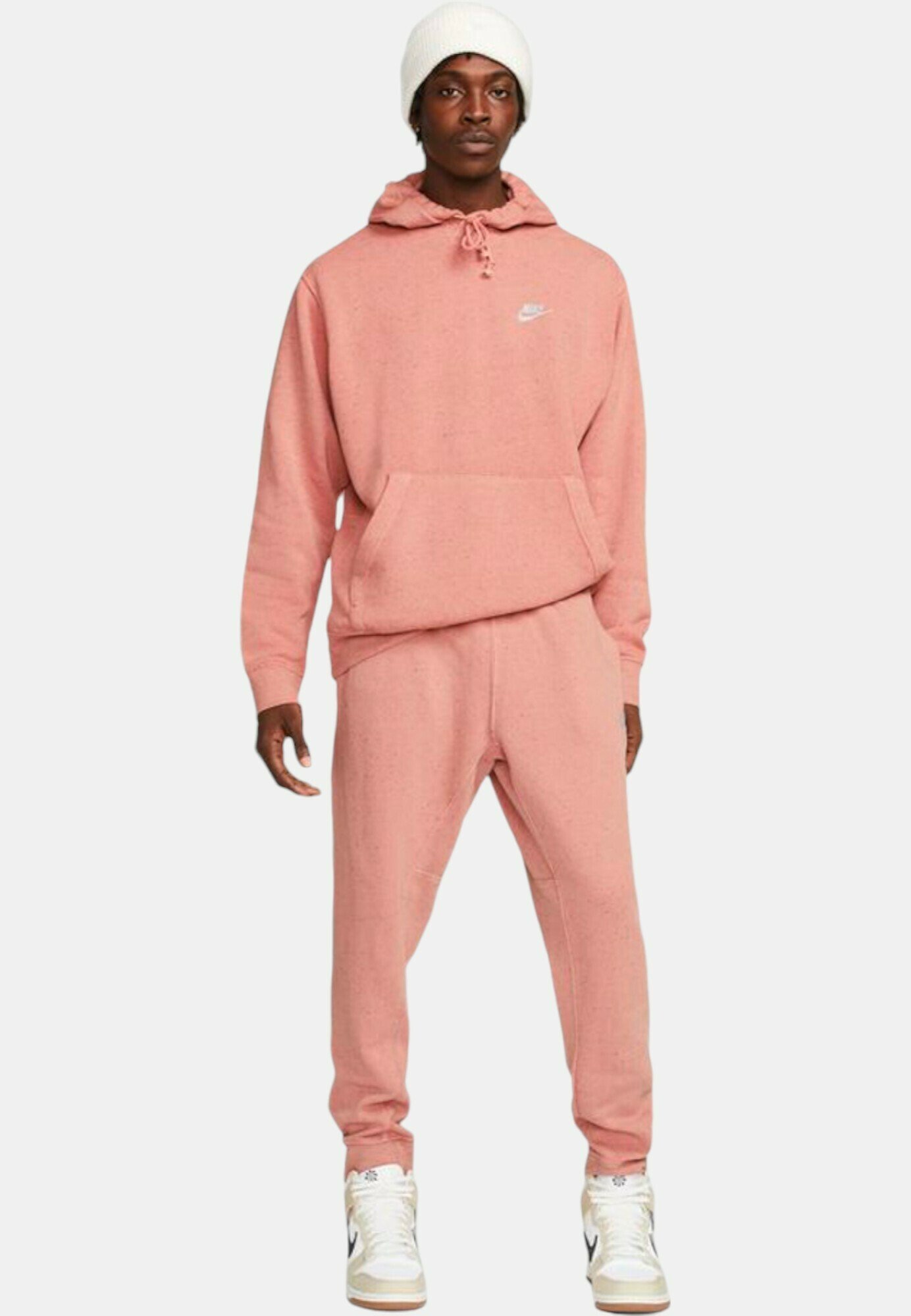 nike revival hoodie in pale purple