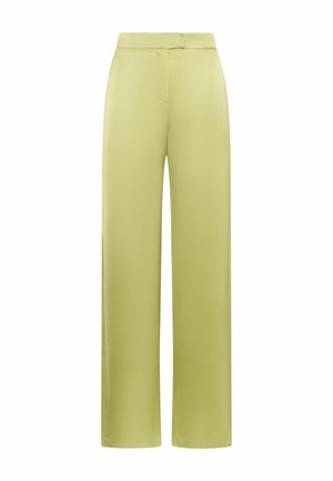 Maliparmi, SHINY CADY TROUSERS - Trousers - green