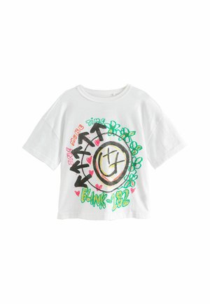 LICENSE BAND - T-shirts print - white blink