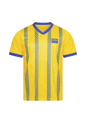 Jelex, UKRAINE TRIKOT RETRO HISTORY - Print T-shirt - yellow blue