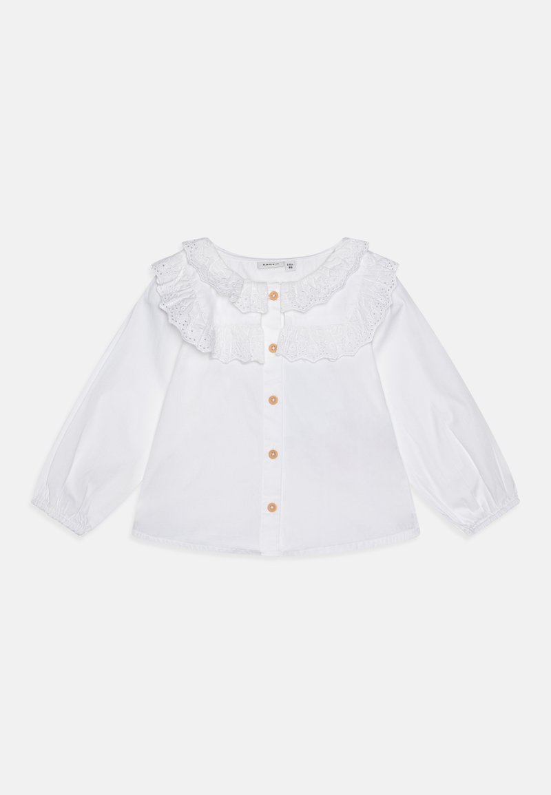 Name it NMFRAHILLA - Bluza z gumbi - bright white