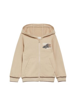 s.Oliver, SWEATSHIRT JACKE - Sweatjacke - sandfarben