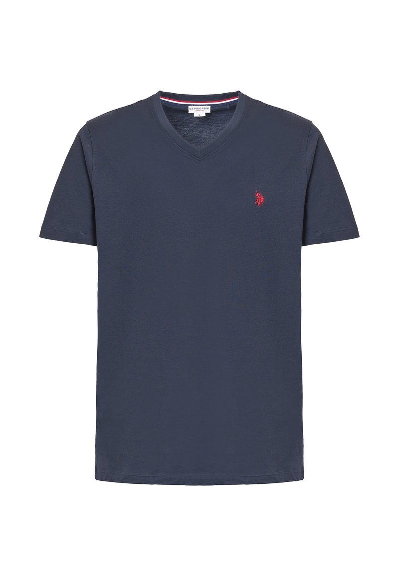 U.S. Polo Assn. T-shirt basic blauw U.S. Polo Assn. T-shirt basic blauw