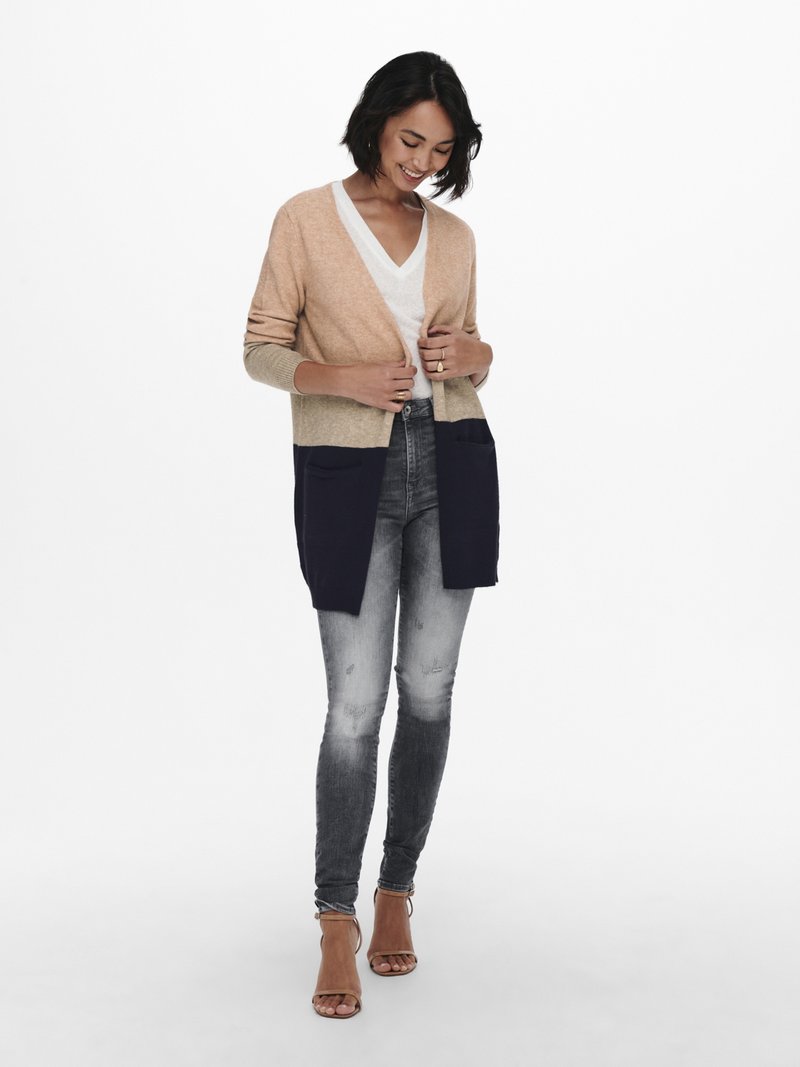 Damen Strickjacken | ONLY ONLQUEEN LONG CARDIGAN Strickjacke misty rose/beige melange/night sky/pink - SN70839 Damen Strickjacken | ONLY ONLQUEEN LONG CARDIGAN Strickjacke misty rose/beige melange/night sky/pink - SN70839