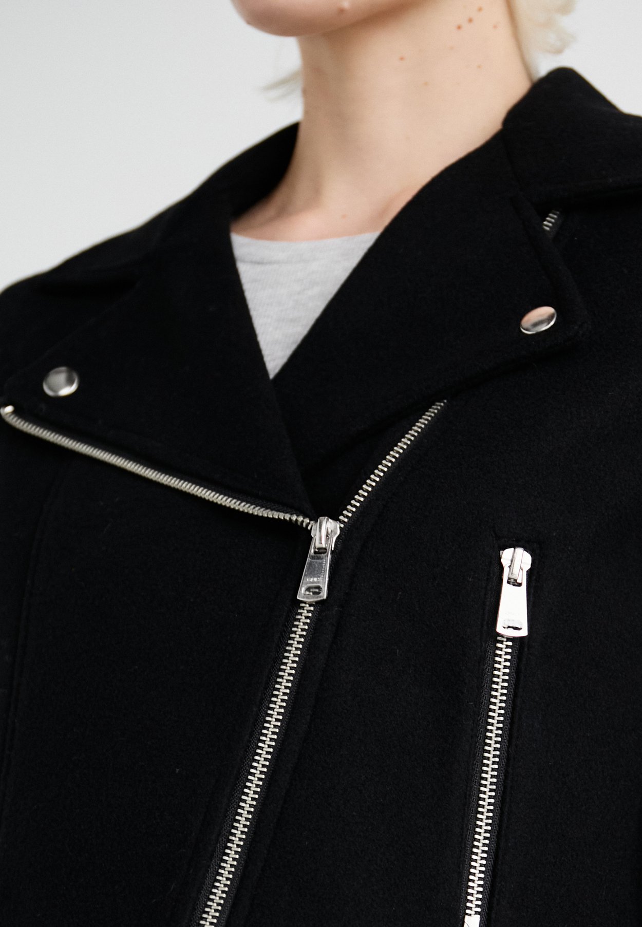 EMMA MIX BIKER JACKET