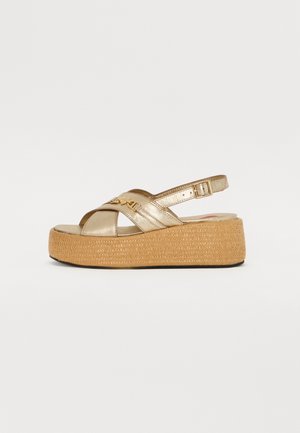 LOVE - Espadrilles - platinum