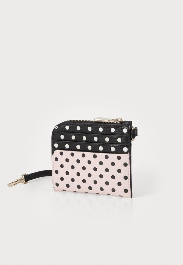 DEVIN BREEZY DOT EMBOSSED COIN CARD CASE WRISTLET - Wallet4