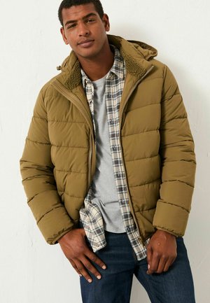 TALL FIT - HOODED PUFFER - Winterjacke - olive green