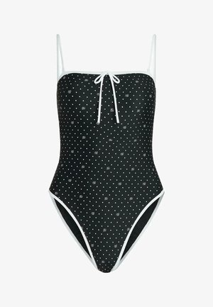 KARL LAGERFELD, POLKA DOT CHEEKY - Plavky - polka dot-black