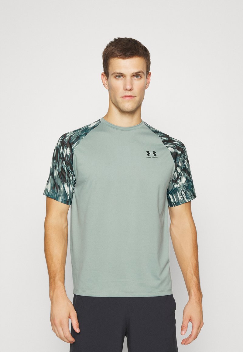 Under Armour TECH 2.0 PRINTED Sports Tshirt opal green/tourmaline
