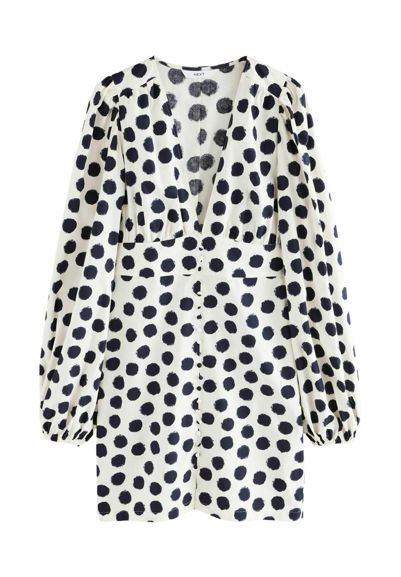 Next TALL FIT - LONG SLEEVE WAISTED - Pouzdrové šaty - monochrome
