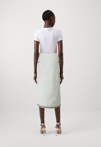 Object OBJLILOU LONG SKIRT - Jeanskjol - tofu