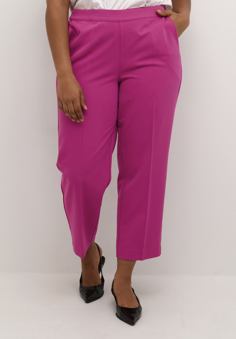 Kaffe Curve SAKIRA CROPPED - Kalhoty - festival fuchsia