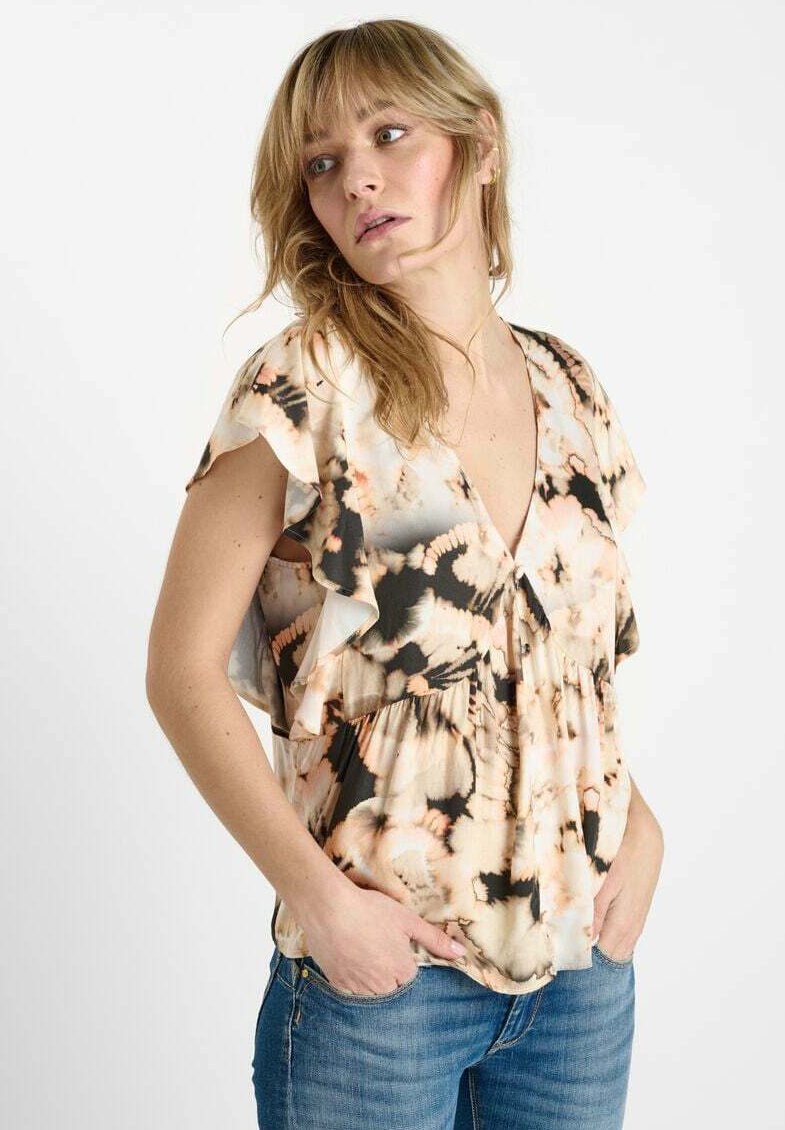 Le Temps Des Cerises Blouse orange