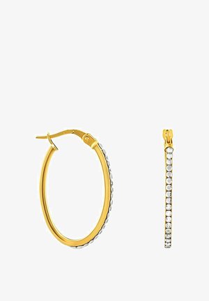 DIAMANT L'ÉTERNEL, WITH SWAROVSKI - Pendientes - yellow gold-coloured