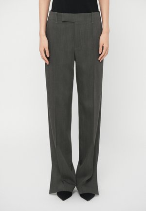 ENA TROUSERS - Pantaloni eleganti - licorice comb