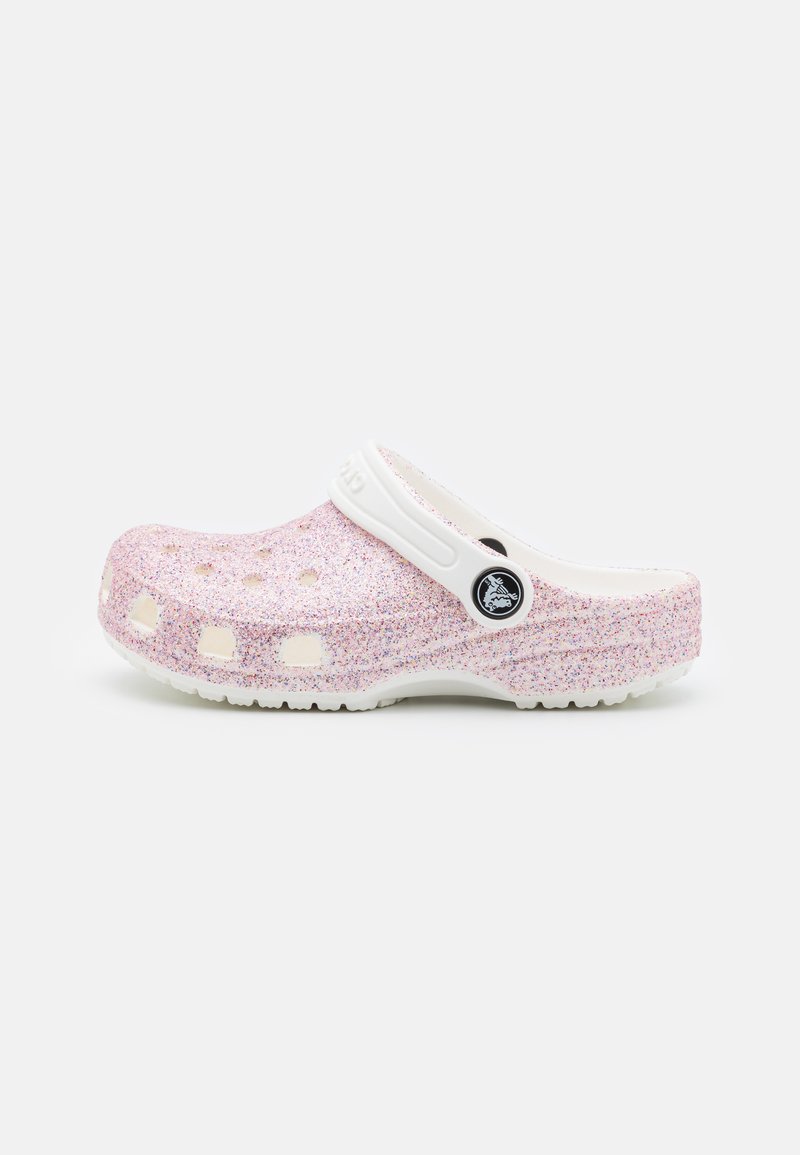 Crocs CLASSIC GLITTER Mules white/rainbow/multicoloured Zalando