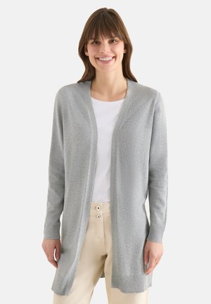 LANGER BASIC - Cardigan - grau