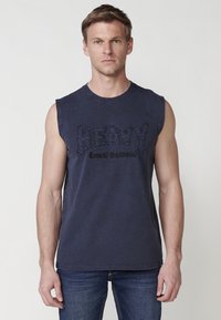 Top - indigo blue