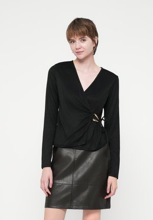 VMLOUISA V-NECK WRAP - Top - black detail