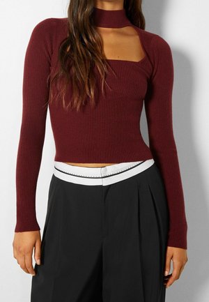 Jersey de punto - bordeaux