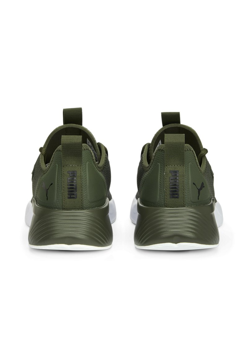 Puma RETALIATE BLOCK - Laufschuh Neutral - green moss black/grün 