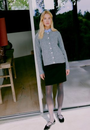 Gilet - mid grey melange