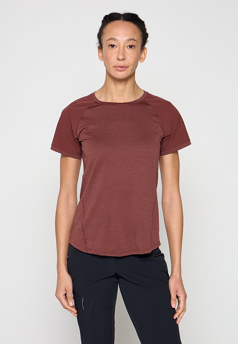 Salomon Sport T-shirt bruin Salomon Sport T-shirt bruin