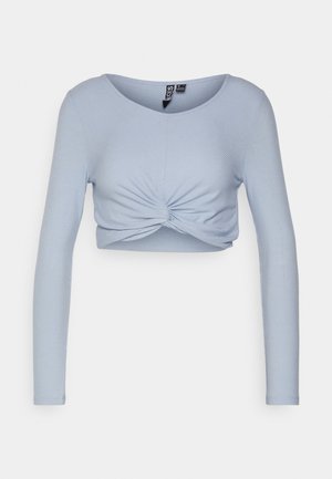 PCHUDA CROPPED TWISTED - Top s dlouhým rukávem - kentucky blue