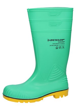 Dunlop ACIFORT HAZGUARD ESD - Gummistiefel - grün/schwarz/gelb