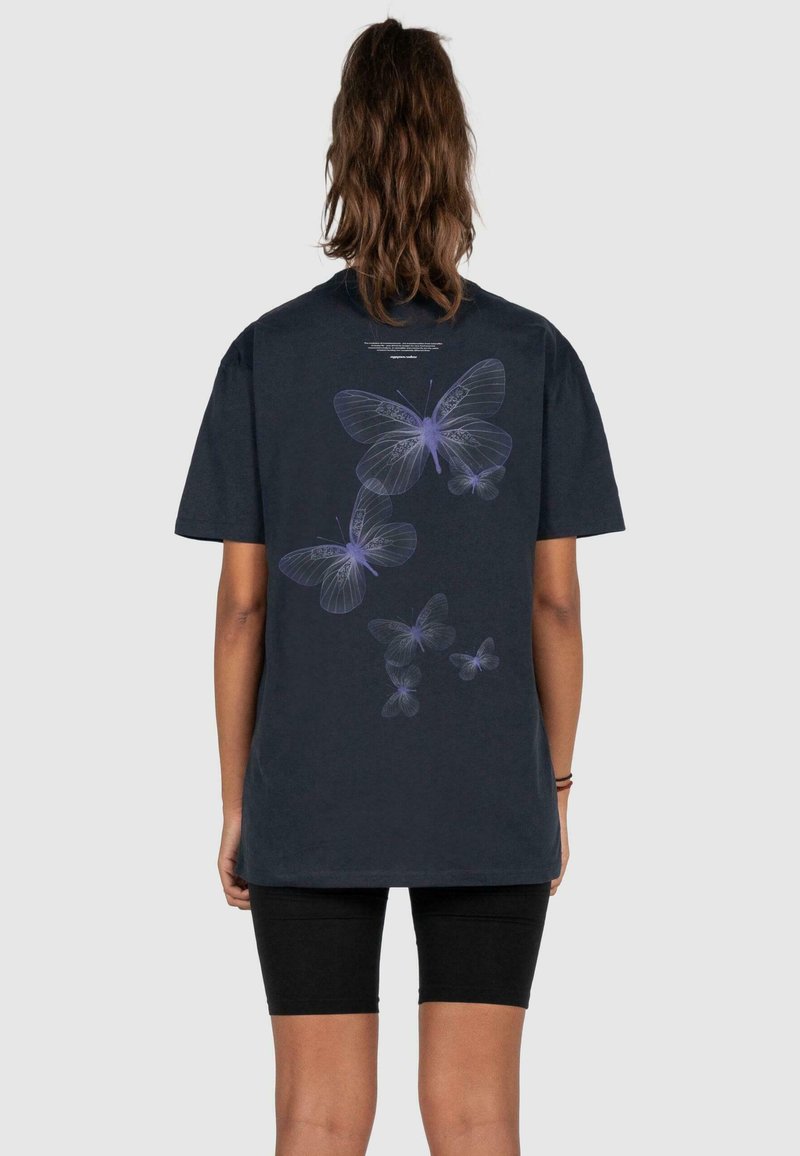 MJ Gonzales METAMORPHOSE  OVERSIZED  - T-shirts print - navy