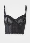 HASINA NON PADDED - Κορσές - black