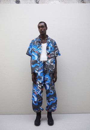 Nikolaj Storm UNISEX - Button-down blouse - blue/black