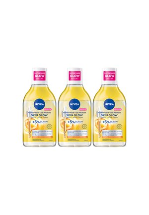 NIVEA 3x Micellar Water SKIN GLOW Make-Up Remover Serum-infused 400 ml - Toner