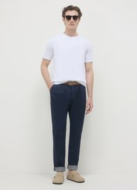 Calliope GIROCOLLO TINTA UNITA - T-shirt basic - bianco ottico