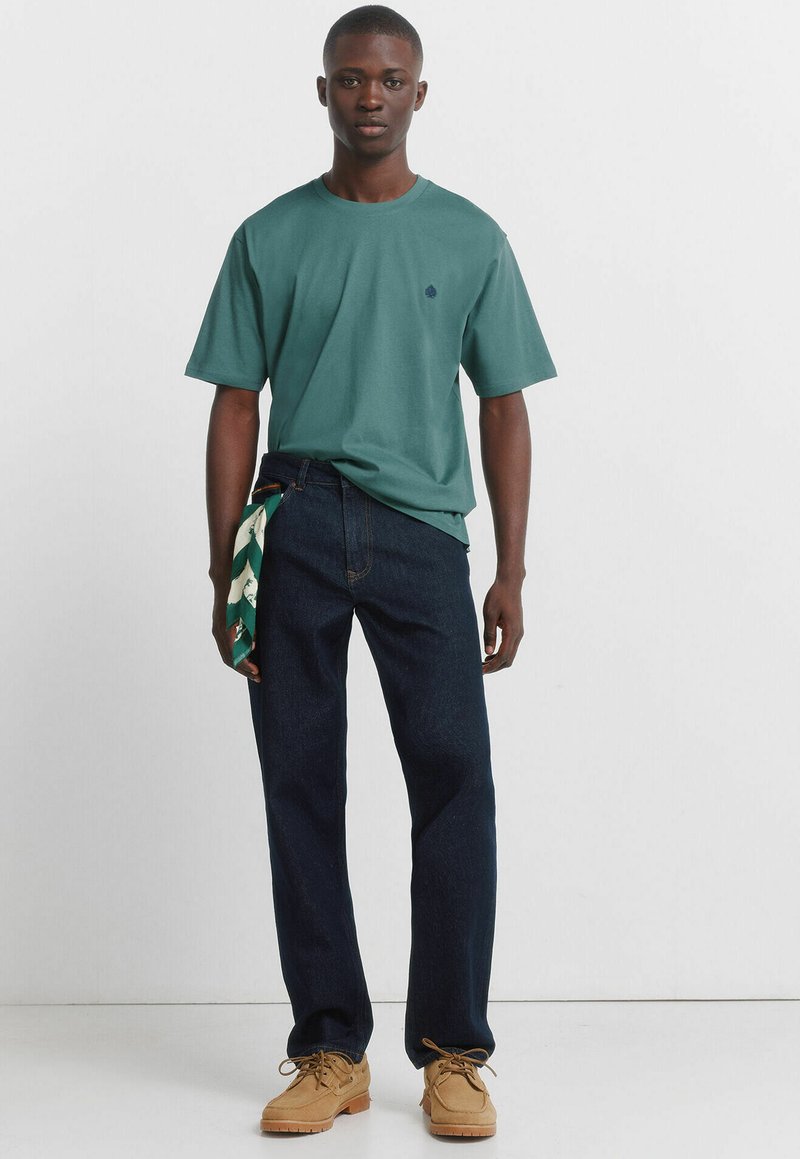 Springfield Maglietta T Shirt, Blu Medio, M Uomo