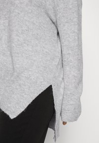Vero Moda Curve VMWIND HIGHNECK - Camisola - light grey melange