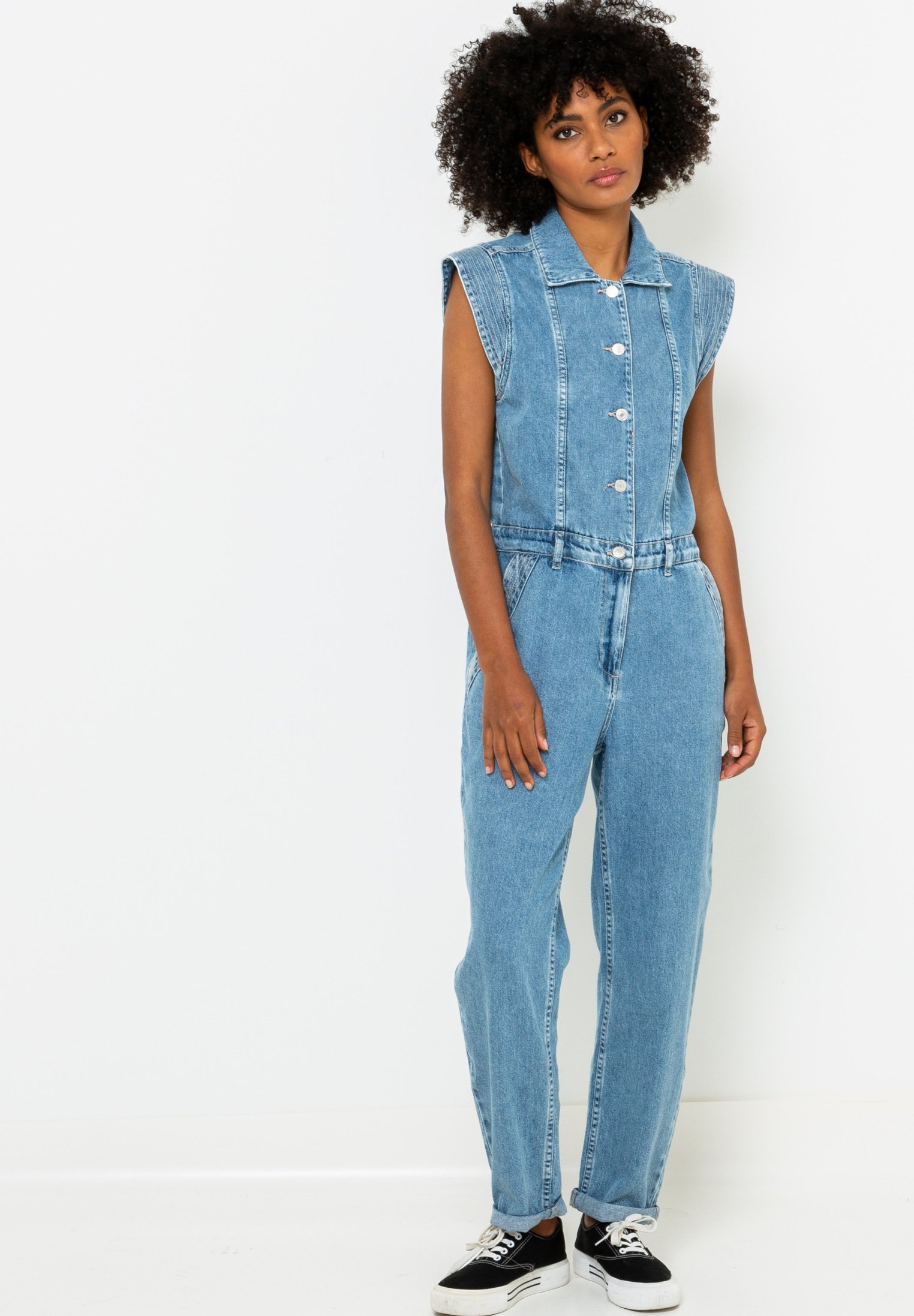 Camaieu - Combinaison pantalon tencel femme - Clickndress